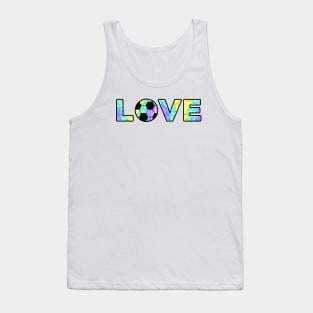 Soccer Love Tie Dye Tank Top